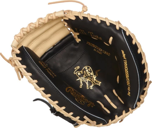 33 Inch Rawlings Heart Of The Hide R2G PRORCM33-23BC Narrow Fit Catcher Baseball Mitt 2 33 Inch Rawlings Heart Of The Hide R2G PRORCM33-23BC Narrow Fit Catcher Baseball Mitt - Image 2