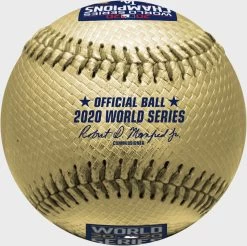 Rawlings 2020 Los Angeles Dodgers Gold World Series Champions Replica Baseball