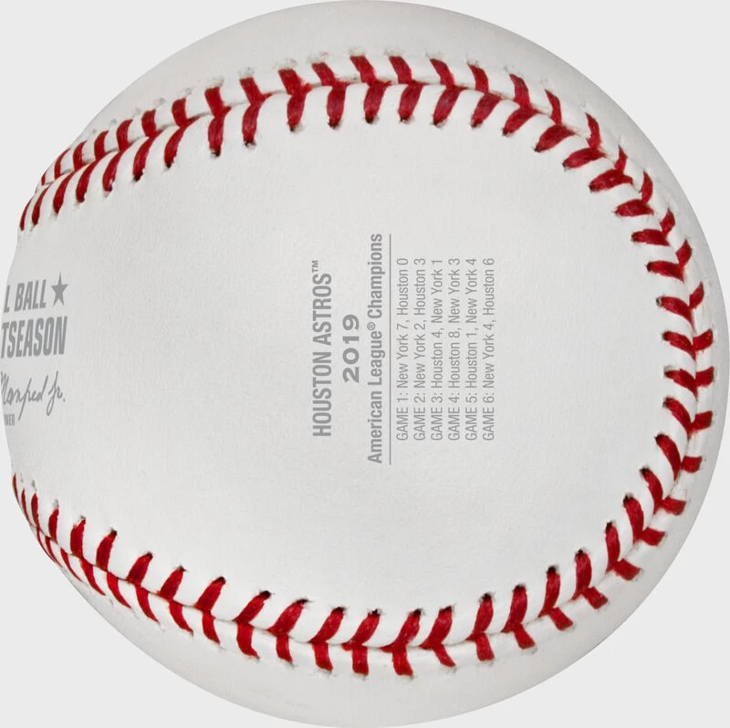 Rawlings 2019 Houston Astros American League Champions Baseball 4 Rawlings 2019 Houston Astros American League Champions Baseball - Image 4