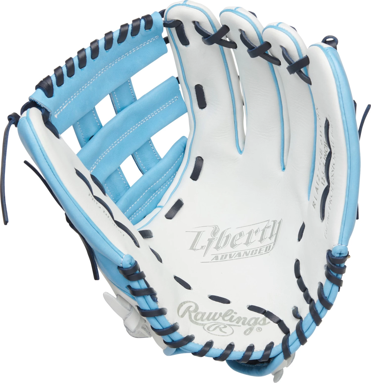 Rawlings Liberty Advanced Color Series 12.75" Fastpitch Glove: RLA1275SB (Multiple Colors) 3 Rawlings Liberty Advanced Color Series 12.75" Fastpitch Glove: RLA1275SB (Multiple Colors) - Image 3