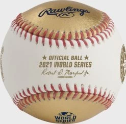 Rawlings MLB 2021 Gold World Series Dueling Baseball