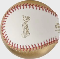 Rawlings MLB 2021 Gold World Series Dueling Baseball -Rawlings Store WSBB21DL 3