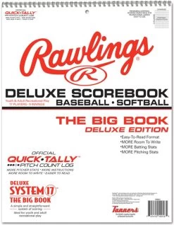 Rawlings Coaching Accessories System-17 Deluxe Scorebook 17SBDLX