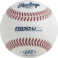 Rawlings Ultimate Practice Technology Youth Baseballs With Bucket (30 Ea) -Rawlings Store rawlings r100 up ultimate practice combo r100 upybuck30 raised seam youth practice baseball w bucket 12