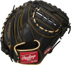 32.5 Inch Rawlings R9 Adult Baseball Catcher's Mitt R9CM325BG
