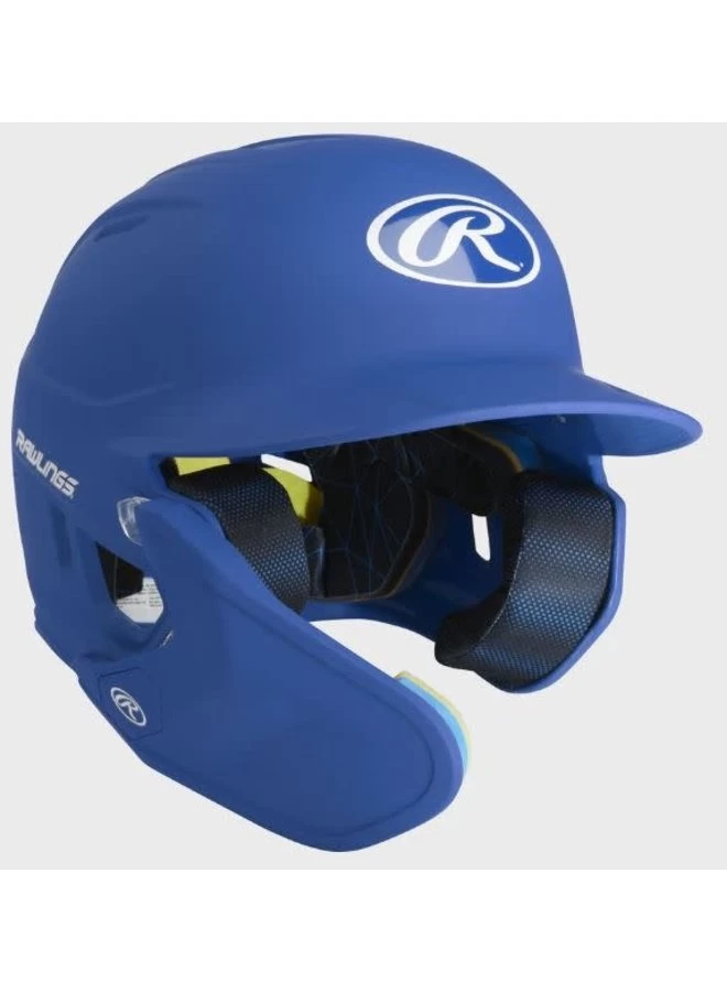 Rawlings Mach One-Tone Helmet W/ADJUST Matte Royal Jr LHB 1 Rawlings Mach One-Tone Helmet W/ADJUST Matte Royal Jr LHB