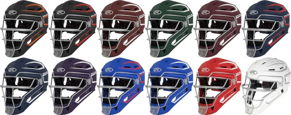 Rawlings Velo 2.0 CHV27S Adult Two Tone Matte Style Catchers Helmet 3 Rawlings Velo 2.0 CHV27S Adult Two Tone Matte Style Catchers Helmet - Image 3