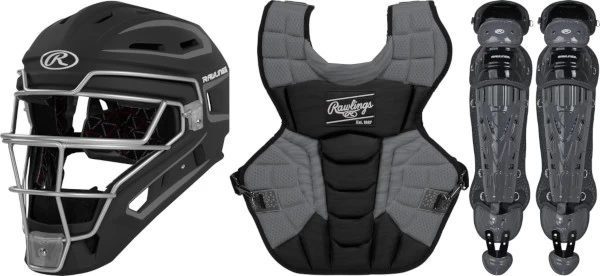 Rawlings Velo 2.0 RAWVELO2I Intermediate Baseball Catchers Gear Set 1 Rawlings Velo 2.0 RAWVELO2I Intermediate Baseball Catchers Gear Set