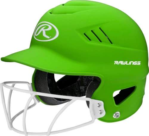 Rawlings Velo Highlighter RCFHLFG Women's Fastpitch Softball Batting Helmet W/ Facemask -Rawlings Store rawlings velo highlighter rcfhlfg women s fastpitch softball batting helmet w facemask 5