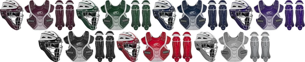 Rawlings Velo RAWVELFPI Women's Intermediate Fastpitch Softball Catchers Gear Set 2 Rawlings Velo RAWVELFPI Women's Intermediate Fastpitch Softball Catchers Gear Set - Image 2